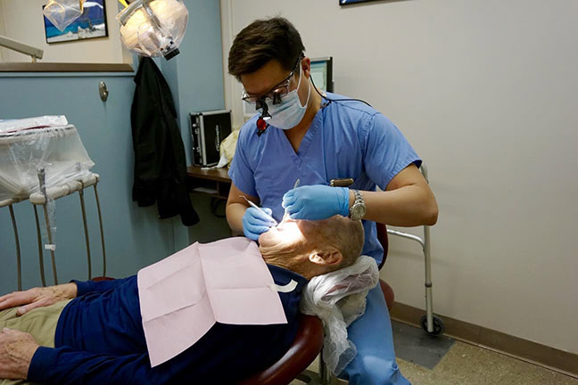 Dr. Jeffrey Pan with patient - Dentist Melrose, MA